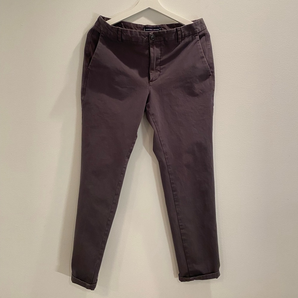Everlane Uniform Men’s Chinos (gray, 31x30)